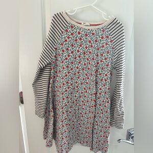 Mini Boden Red and Blue Floral Dress